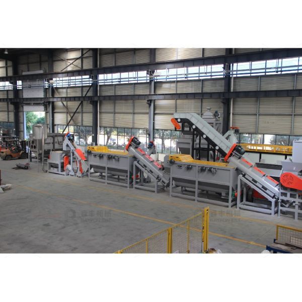 Automatic Post-Consumer LDPE Plastic Film Scrap Plastic Recycling Washing Line Machine 500-1000 kg/h High Efficiency