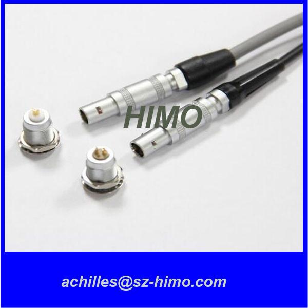high quality saving cost S series lemo push pull coaxial connector half-moon model