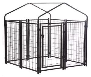 Cageiro de cães de aço soldado de metal de trabalho pesado