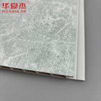 Plaque de marbre en PVC étiquetée à chaud Panneau mural en PVC anti rayures Panneau de plafond en PVC