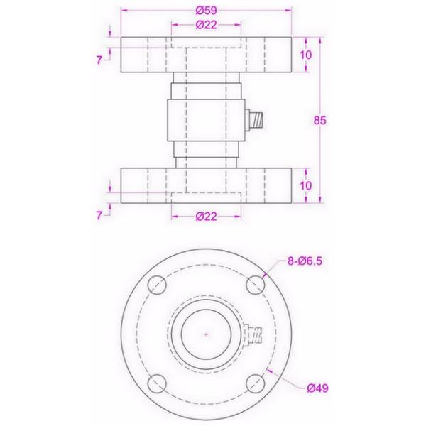 Torque sensor torque transducer twisting force measurement sensor