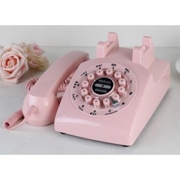 Wired LAN Corded Landline Phone Old Style Vintage Wall Telephone