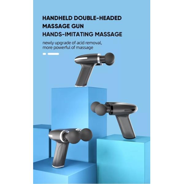 Пистолет для массажа мышц Ударный массажер для глубоких тканей Пистолет для спортсменов Обезболивающая терапия и релаксация