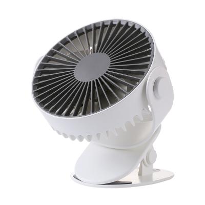 Plastic Stroller Plastic Clip Desk Fan 2000mah Rechargeable 5 Vane 6 Inch Usb Desk Fan