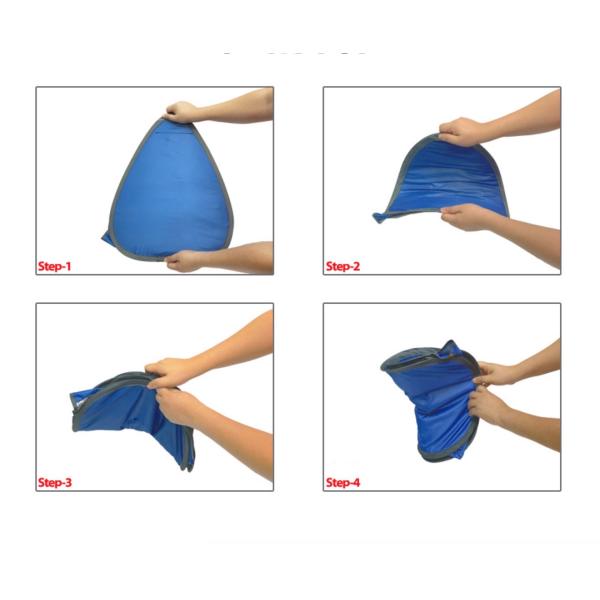 Lightweight Foldable Blue Outdoor Camping Tents 190T Polyester Sun Shelter Pop Up Tent 70X50X45cm