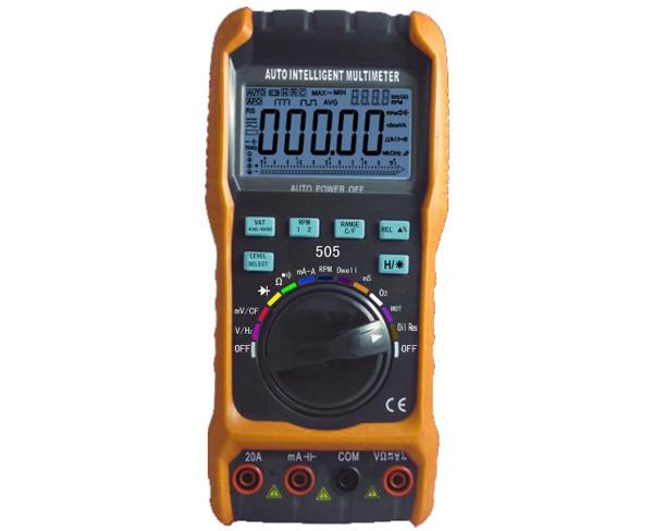 High Accuracy Large Digital Automotive Multimeter LCD display DMM , Auto Ranging