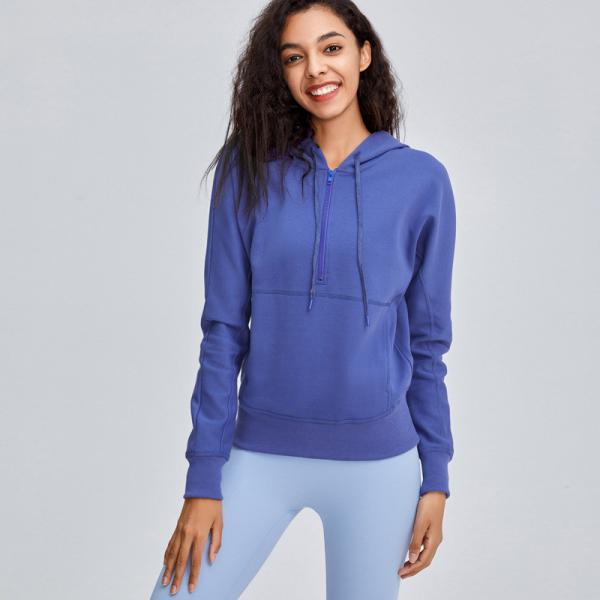 As camisetas do Hoodie das mulheres do STC caem partes superiores longas ocasionais dos esportes da luva da forma do inverno