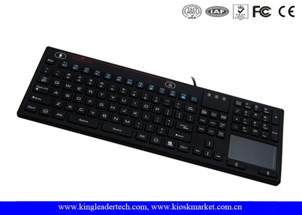 As chaves do luminoso 106 Waterproof o peso leve do teclado de USB do silicone