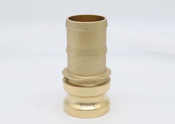 Brass Female Thread Camlock Hose Fittings Quick Connectors A / B Valve Type