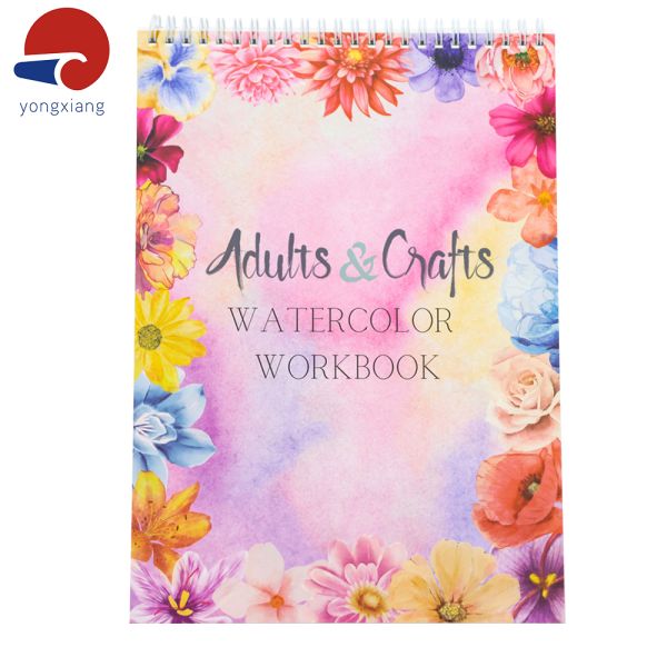 Non Toxic Coloring Book Printing Full Color Lay Flat Coloring Book