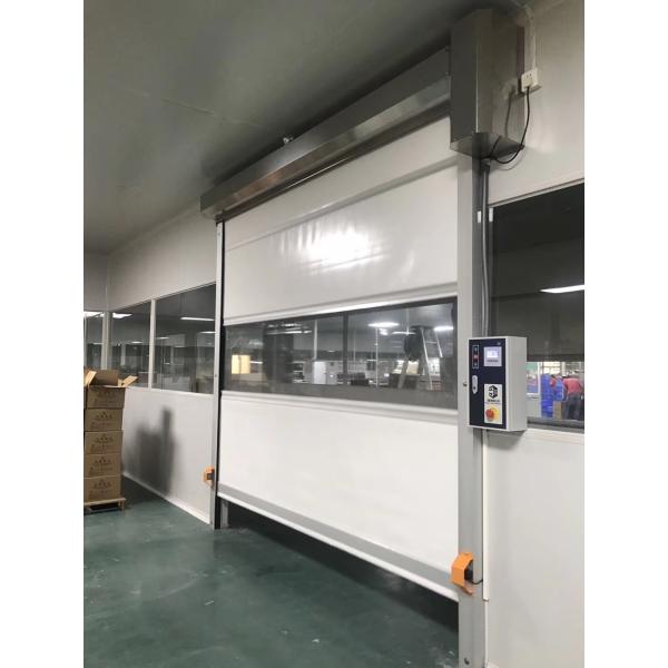 Interior Anti Static Plastic Roller Shutter Doors / High Speed PVC Roller Doors