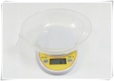 Bowl Type Digital Food Weighing Scales 5000g Capacity With Tare Function
