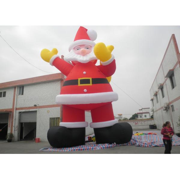 Fireproof   210D Nylon Xmas Holiday Inflatable Santa Claus