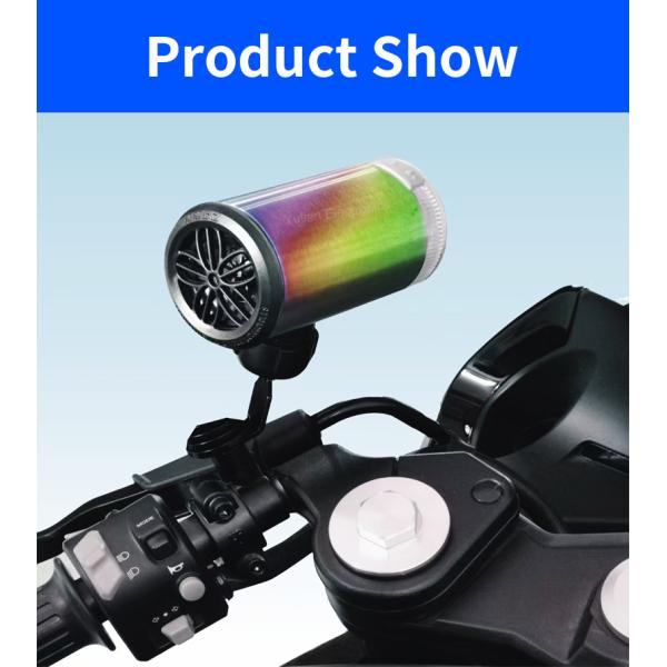 Aluminum 320G 3 Inch Motorcycle Audio Speakers With Led Lighting OEM
