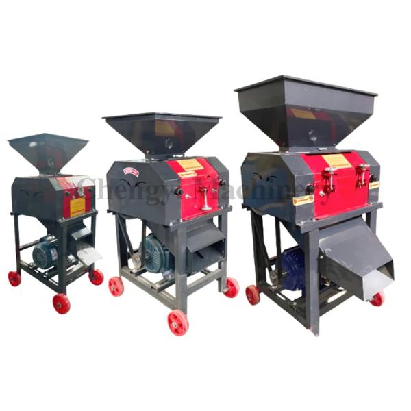Animal Feed Corn Grits Making Machine 800kg/h Poultry Feed Maize Crusher Machine
