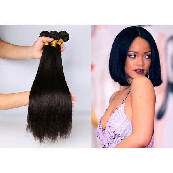100% Real 6A Silky Straight Brazilian Remy Human Hair 10 Inch - 30 Inch