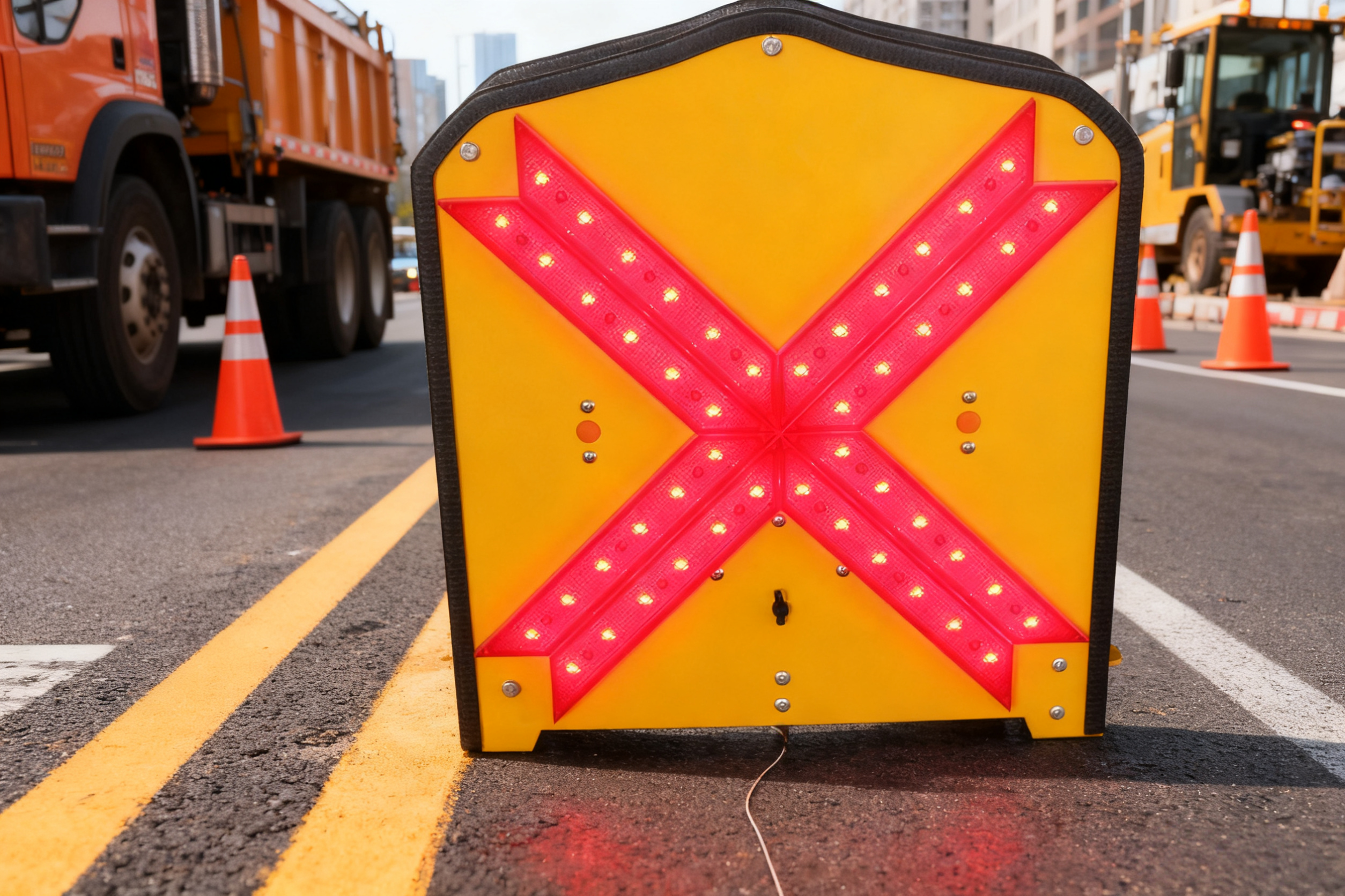 X Warning Light Special Occasions LED Light-Emitting LED Arrow Board