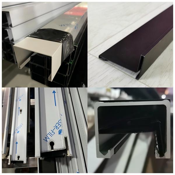 Rueda oculta Profile de acero inoxidable Sala de ducha Cuadro de puerta corredera de ducha