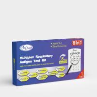 DVOT (8 IN ONE) Kit de test combiné d'antigènes pour le test du SARS-CoV-2 et du RSV et du MP et du ADV et de la grippe A/B et du PIV1/3 et du PIV