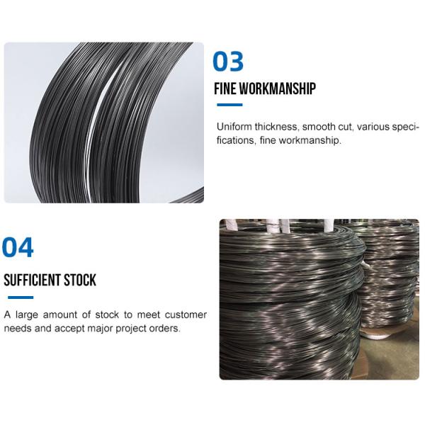 Galvanizado de alambre de hierro negro recocido bobina alambre de clavos SAE1006 5,5 mm 6,5 mm para el mercado de proyectos de construcción de materiales de construcción