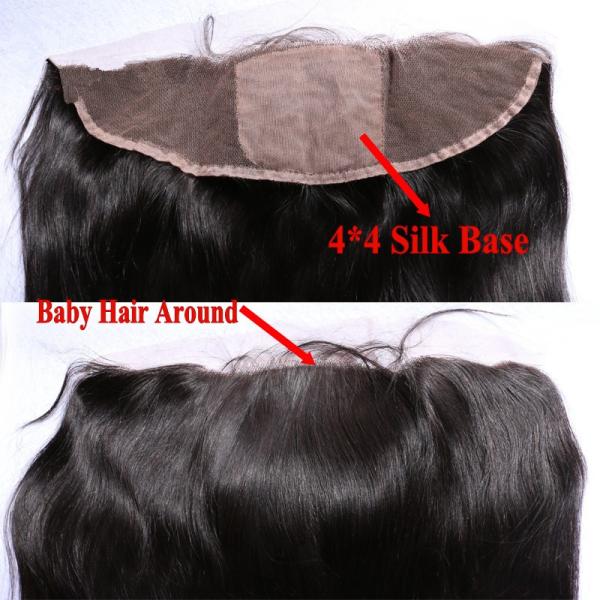 Laço indiano apertado e puro 13x4 frontal do cabelo, perucas humanas da parte dianteira do laço
