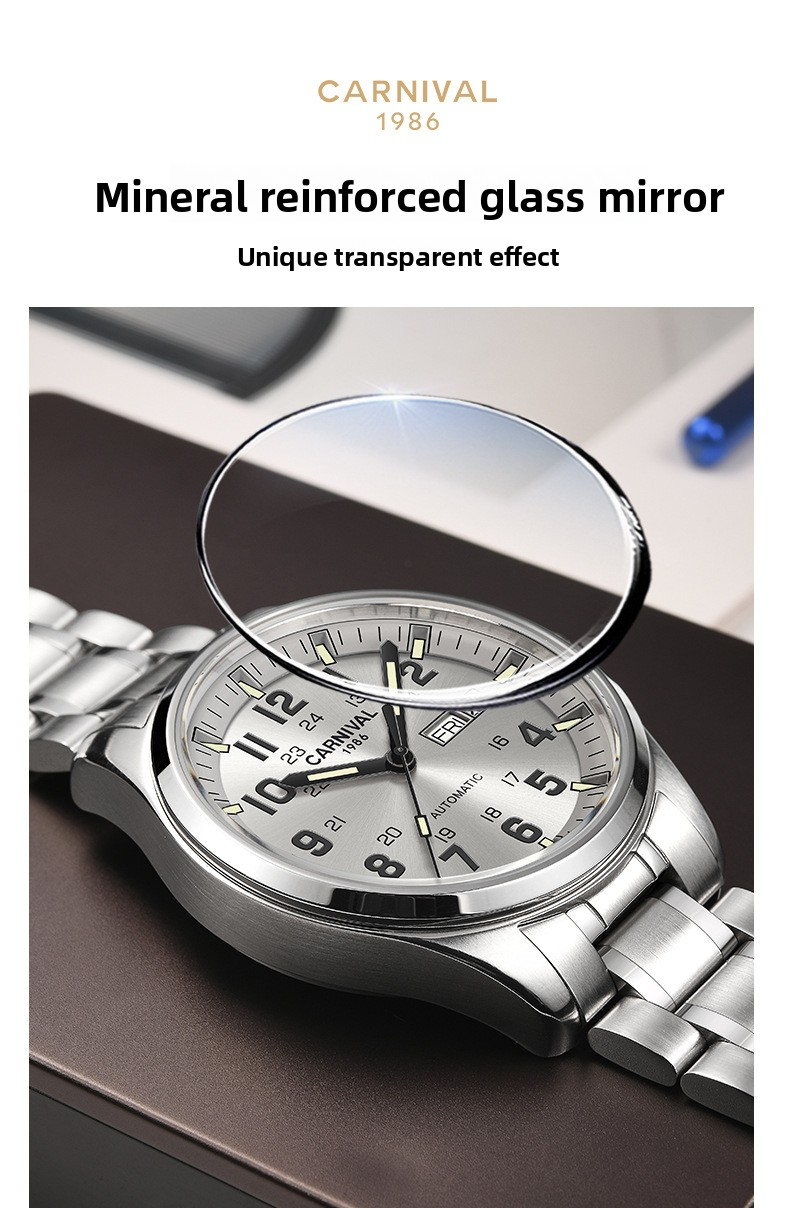 Automatic Movement Mens Luxury Wristwatches Stylish Durable And Water Resistant Ideal For Professional Business Settings