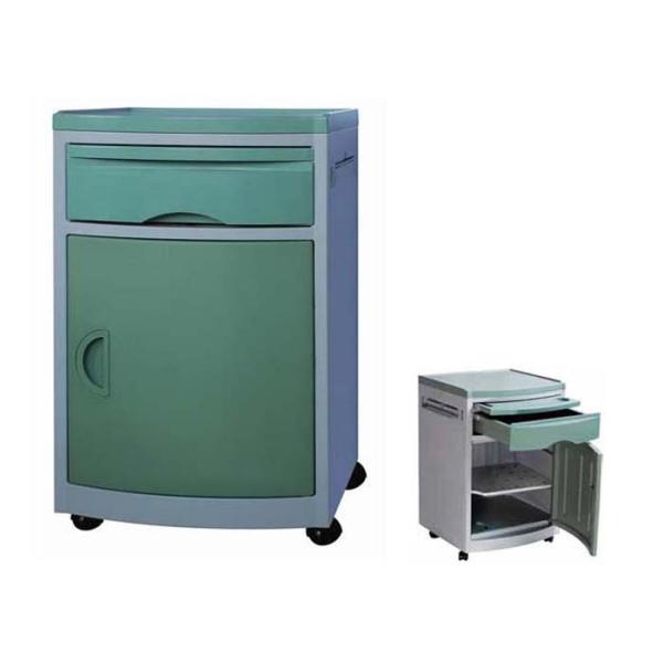 CE Approved ABS Medicine Locker Hospital Furniture Bedside Cabinet ( ALS - CB105)