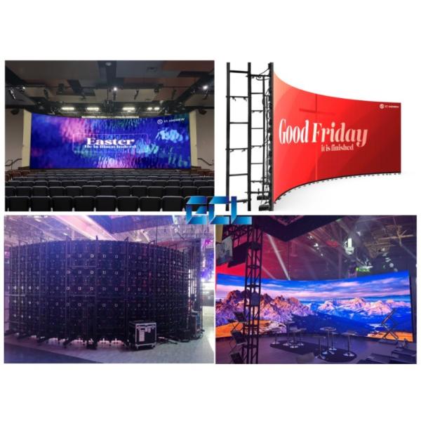 GCL GOB Indoor P1.95mm LED Display Screen for Concerts Press Conferences Weddings and Church Events Brightness 1200nits