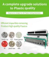 A elevada precisão 10 rampas flocos plásticos do ANIMAL DE ESTIMAÇÃO do HDPE do PVC PP do PE de 4.5-16 T/h colore a máquina do classificador