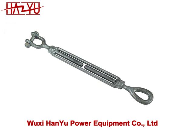 US Type Turnbuckle Forged Jaw Steel 3/8 1040lbs Capacity