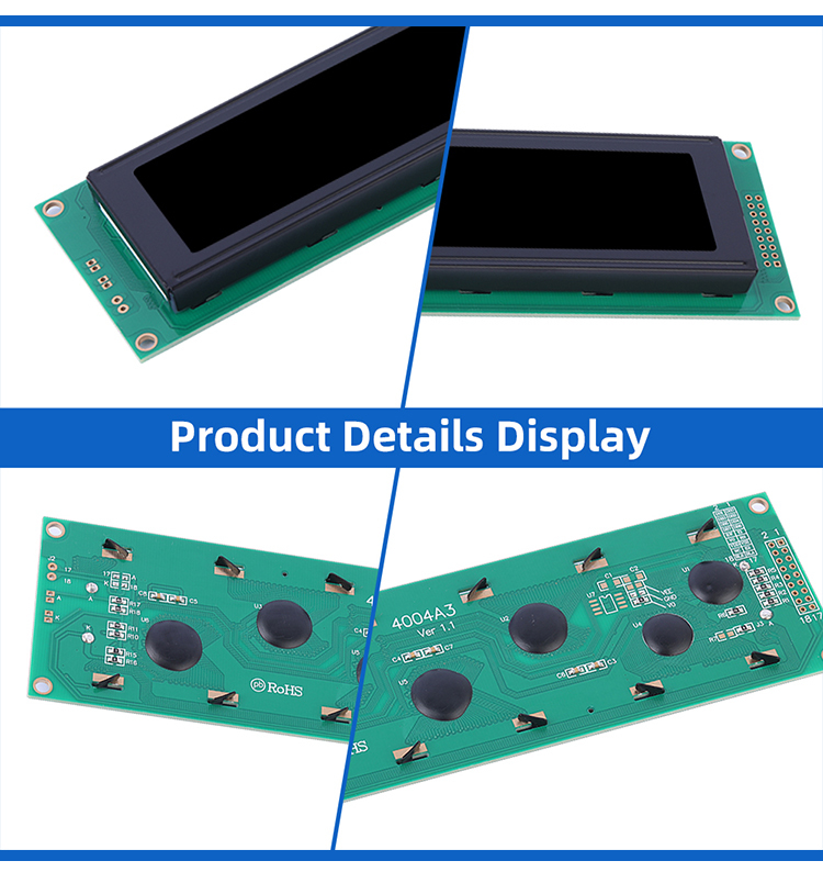 BTN Black Film 4004A3 Character LCD Screen 4X40 4004 Character LCD Module ST7066U LCM Parallel Port