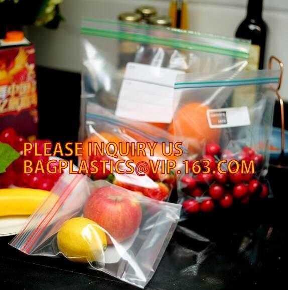 FDA food storage freezer bags reclosable k bags in color box, Double Seal  Aluminium Foil Packing Bag with W