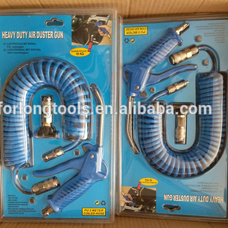 Customized Support ODM 5m Hose Pneumatic Cleaning Gun Set Polyurethane TPU Handle No-Load Speed N/M for Professional Dusting