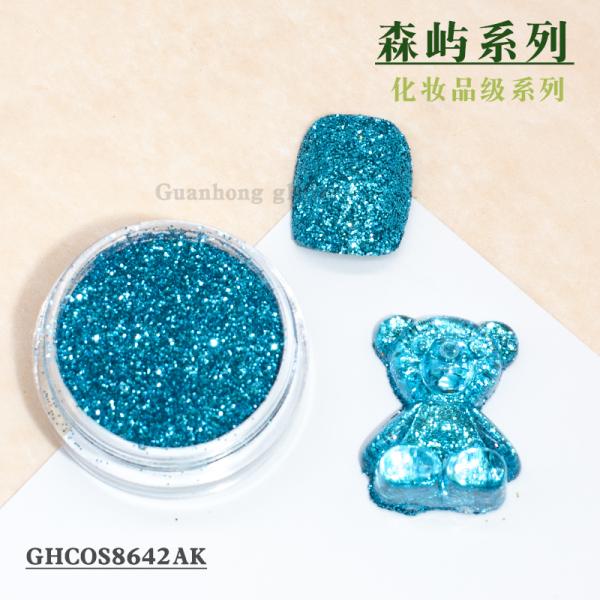 Superflash PET Fine Loose Eye Glitter Powder Titanium Coating For Halloween Makeup