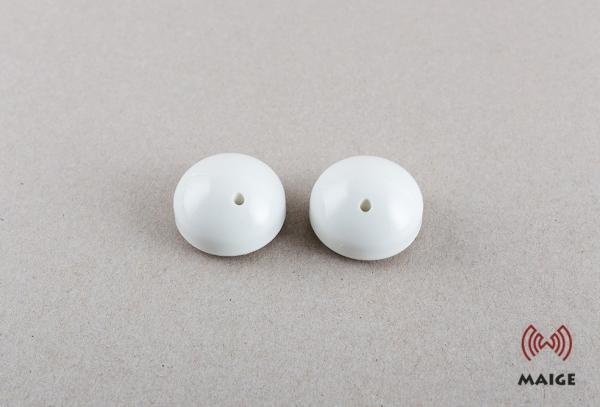 R30 Tiny Round Shoplifting Security Tags ABS Plastic Material With Pin Hole