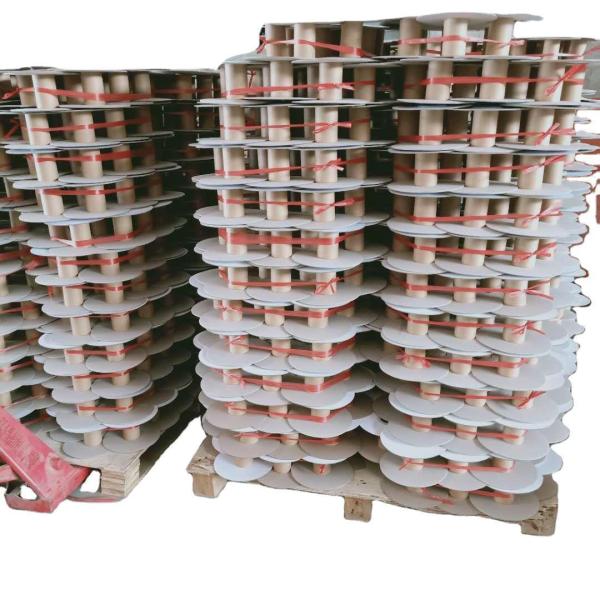 Anti-Curl Paper Wire Spool with UV Coating for Custom Order Wire and Cable Packaging