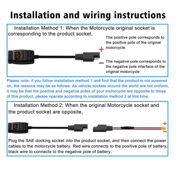 QC 3.0 Waterproof 12v Motorcycle Usb Outlet Iso Listed Red / Blue