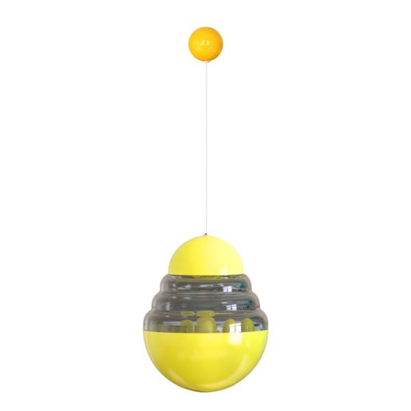 Slow feeder tumbler interactive plaything with cat stick cat turntable leaking food teasing ball cat pet toy