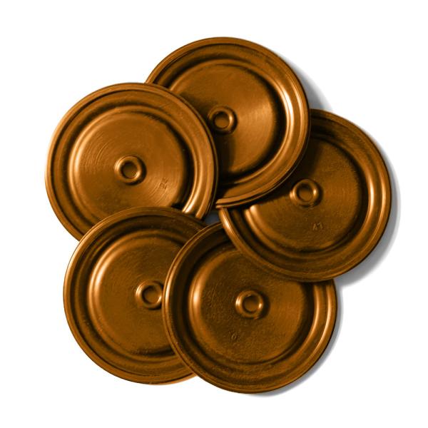 FFKM FKM EPPM Rubber Diaphragm NR Neoprene Diaphragm Green Brown