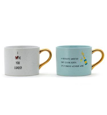 Lovely Eco Friendly Crockery Elegant Design Mom Mug Ceramic Coffee Mug For Mothers Day
