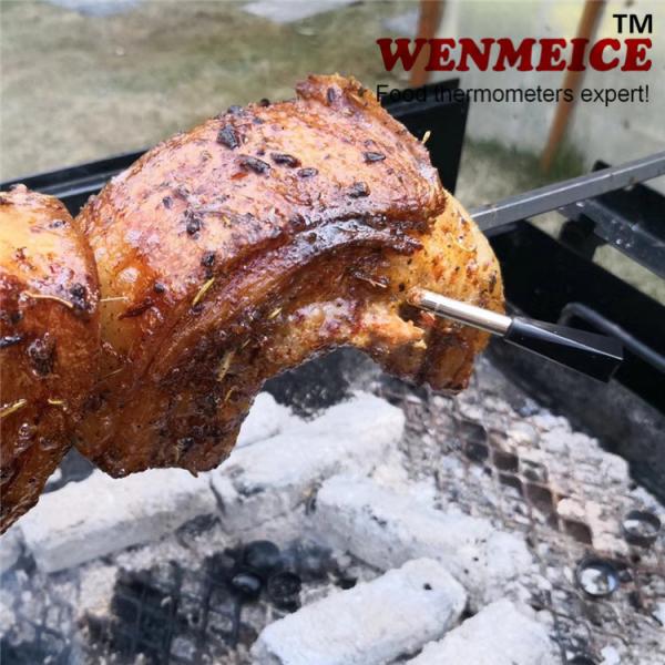 Bluetooth Wireless Instant Read Meat Thermometer For Bbq Grill L144×D6 Mm