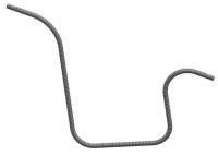 Barre de renforcement du fil 12mm 0.28Kg/M GFRP de la résistance à la traction pleine 1000Mpa