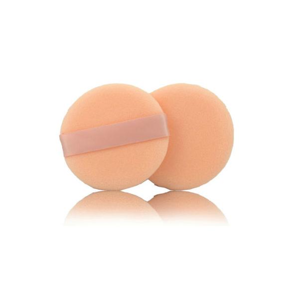 Beautiful Cosmetic Powder Puff Makeup , Round White Face Powder Makeup Sponges