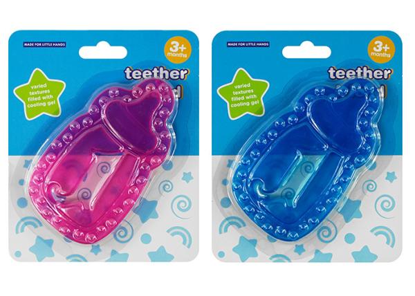 7.9  Soft Infant Baby Toys BPA Free Baby Teethers With Cooling Gel Inside