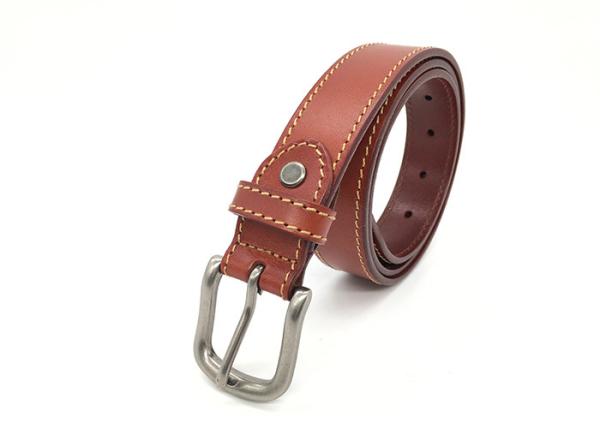 Anti - Silver Pin Buckle Casual Jeans Leather Belt  For Men / Kids / Girl