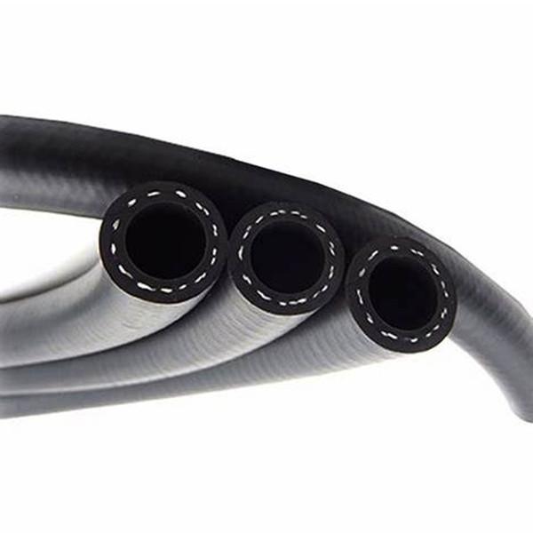 NBR Black Rubber Fuel Hose Fiber Braided 20 Bar For Fuel Transfer