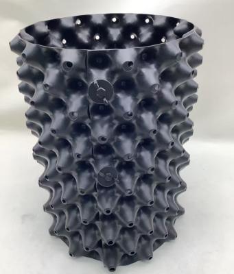 HDPE,  Blue plum blossom pot