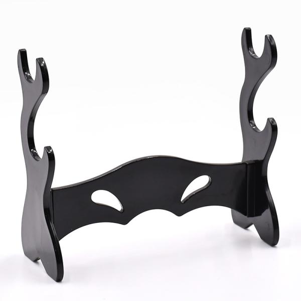 Eco friendly Painting Metal Craft Accessories Stand Katana Stand Samurai Knife Holder ABS Desk Display Stand