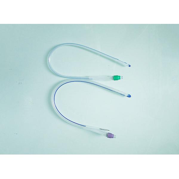 CE / ISO Approved Silicone 2 Way Foley Catheter With Different Balloon Filling Capacity
