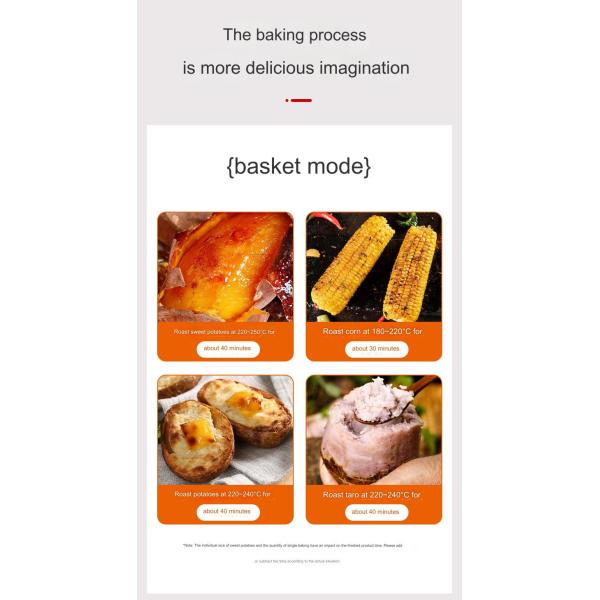 Bread Bakery Machine Fully Automatic Electric Heating Sweet Potato Roasting Oven 220V